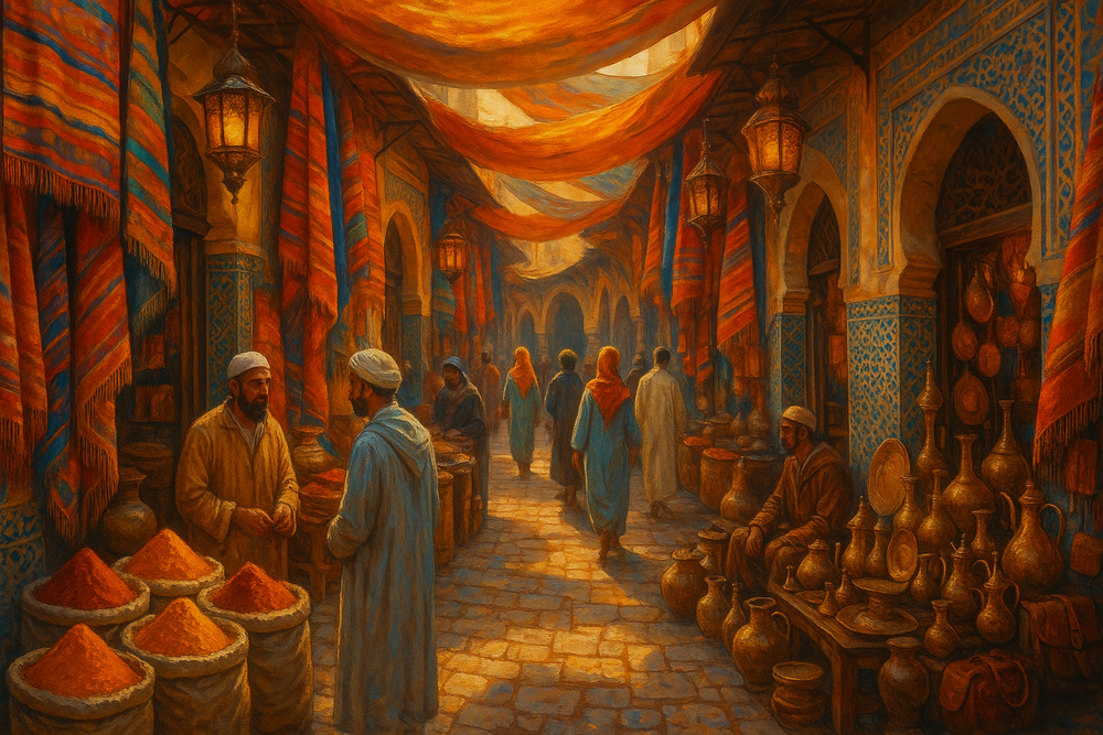 Moroccan souk